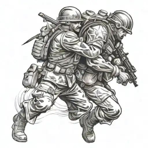 Hardcore Soldier Fighting