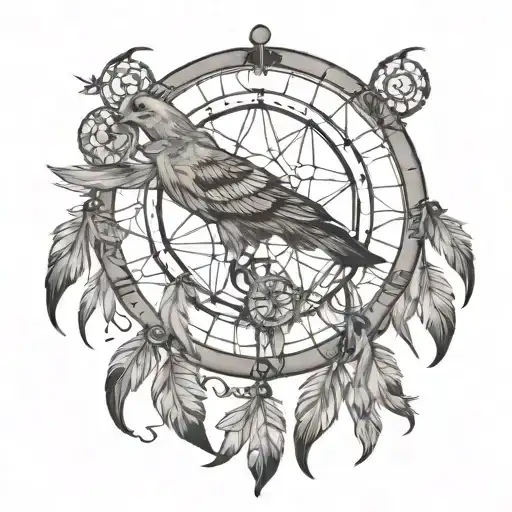 Dream Catcher With Zodiac Sign