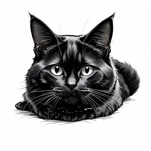 Black Cat Named Burger