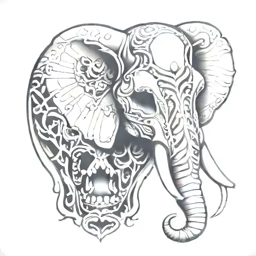 Elephant Skull