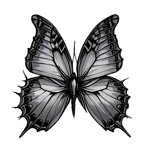 Barbed Wire Butterfly