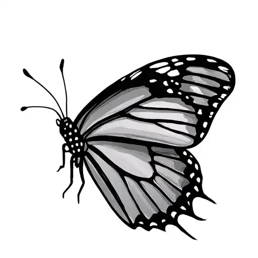 Barbed Wire Butterfly