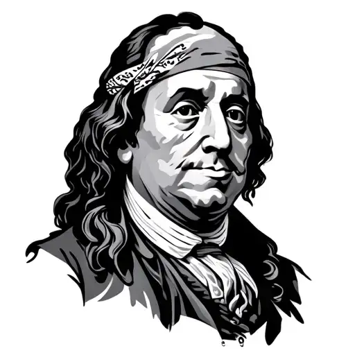 Benjamin Franklin With Bandana