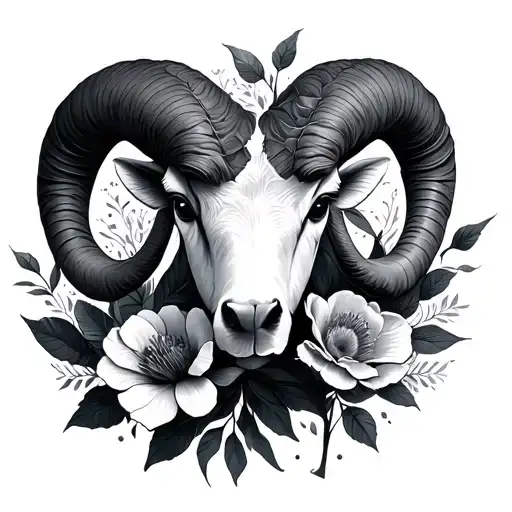 Flowers Aries Constellation Intertwined