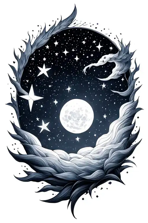 Night Sky Filled With Stars