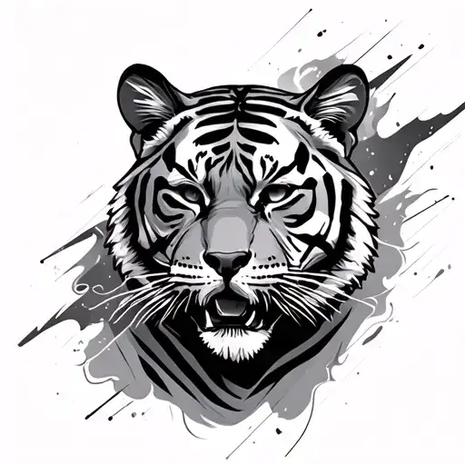 Man Whit Bengal Pyro Football