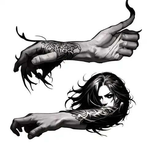 Sketches Of Tattoos On Increasingly Forearm Style Anime Berserk