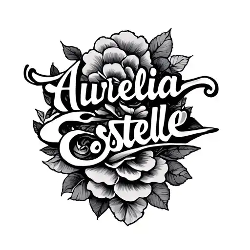 Aurelia Estelle Name Written