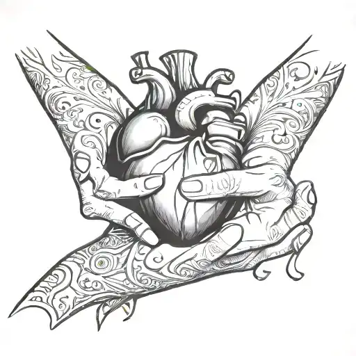 Hands Holding Heart