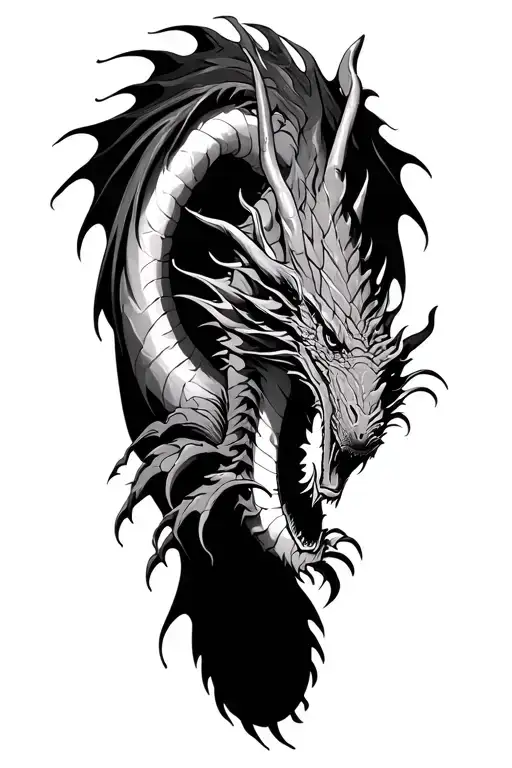 Elemental Dragons Battling