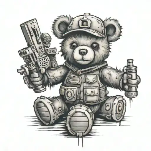 Post Apocalyptic Teddy Bear