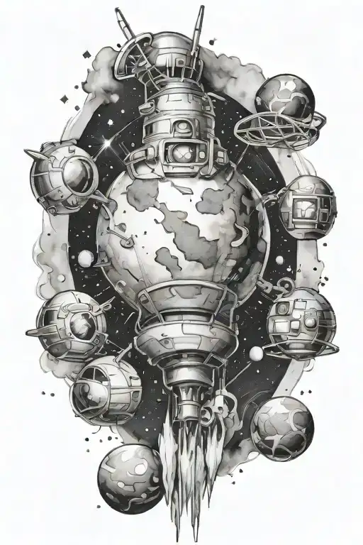 Outerspace Watercolor