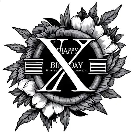 Roman Numeral Birthday