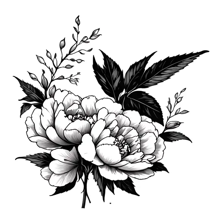 Peonies Flower With Lyrics