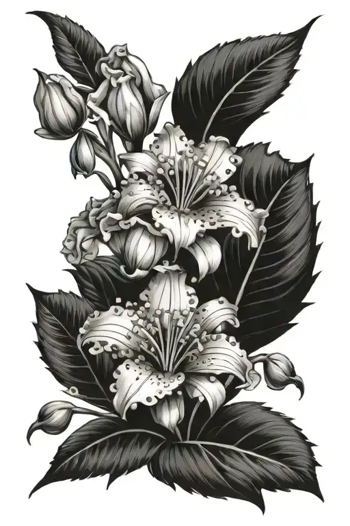 Carnations And Lily Of The Valley Flower