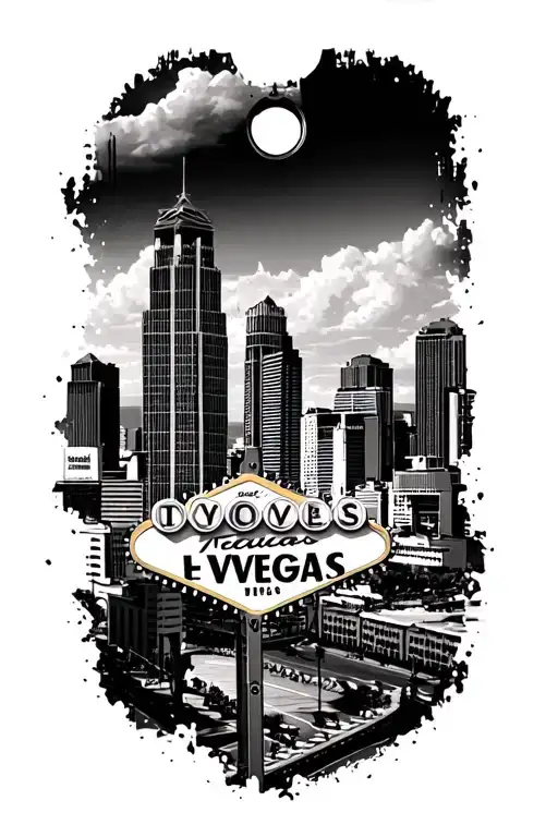 Vegas Skyline And Vietnam War Tags