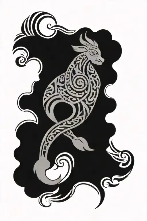 Hawaiian Tribals Calf Sleev