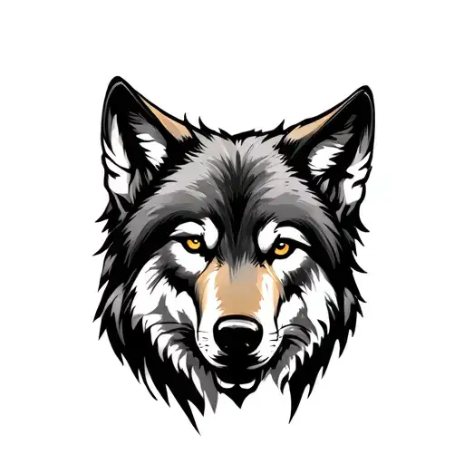 Wolf With Tattoo Gun