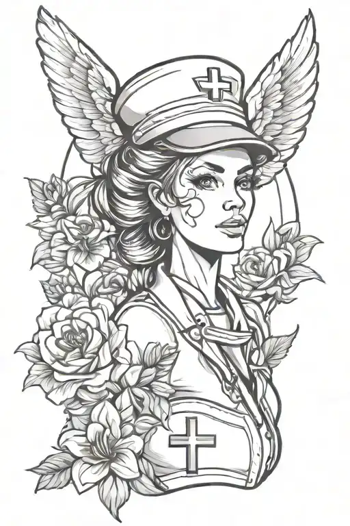 Nurse Symbolizing Healing