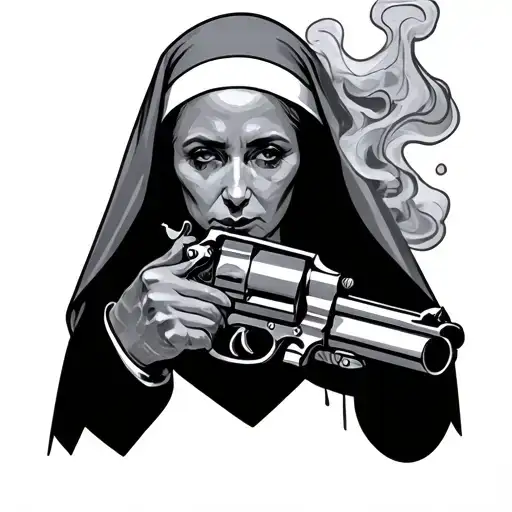 Nun Gun Cigaret Smoke Forming