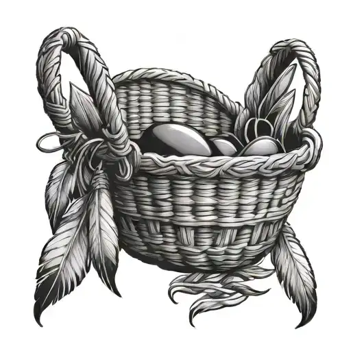 Basket Design Cherokee Indian