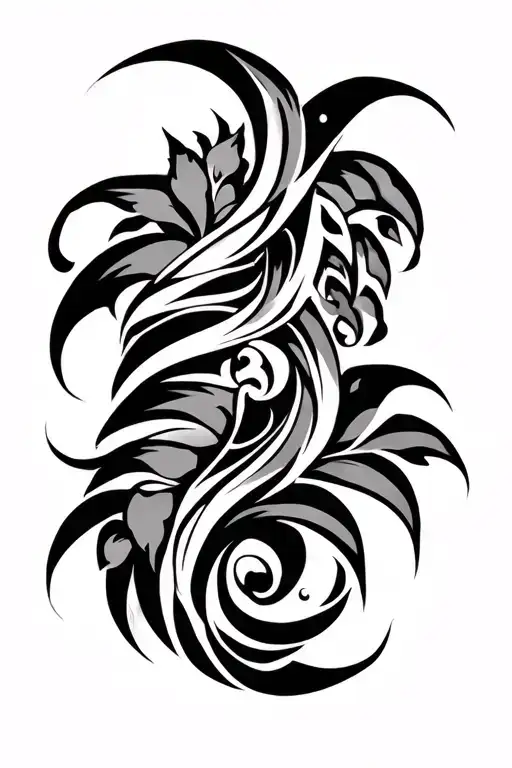 Tribal Tattoo Concept Inspired By El Salvador That Flows From Your Right Shoulder Into Your Pec