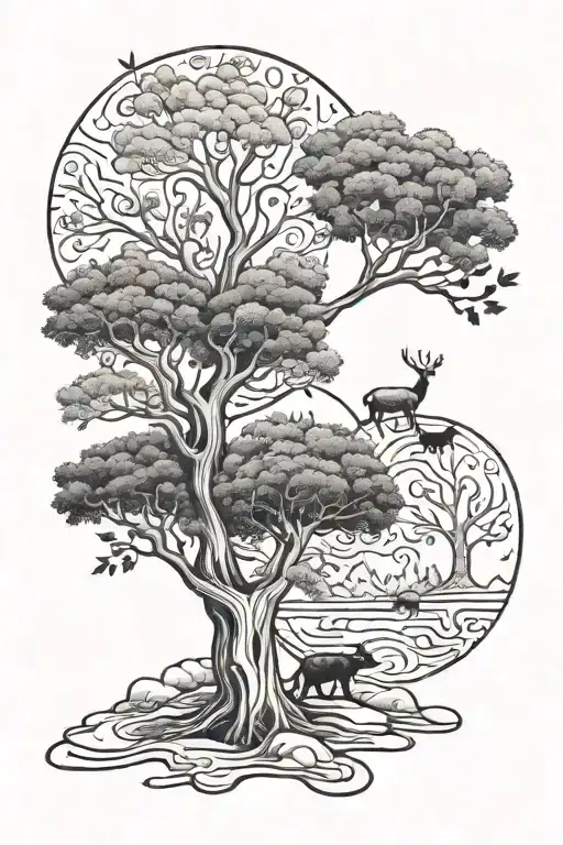 Trees And Animals