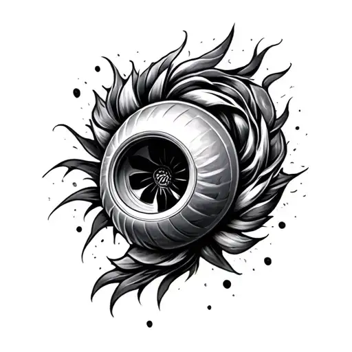 Turbo With Live Life Wide Open Around It Realistic