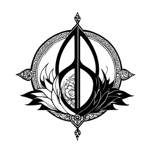 Make Tattoo Combining Left And Right Swasthika And Symbolize Peace Until Awakening