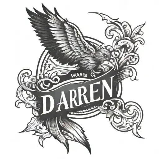 Name To Logo Darren