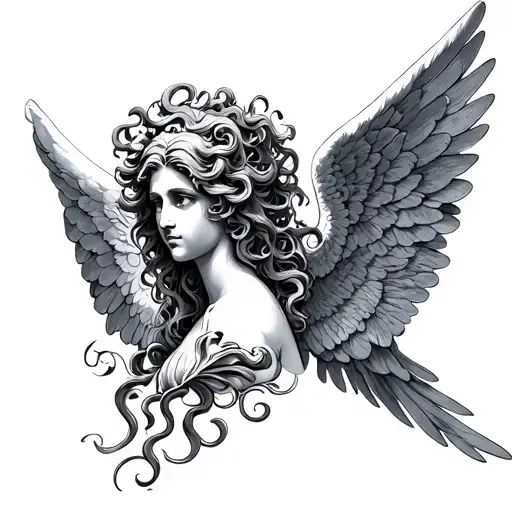 Angels With Medusa Head