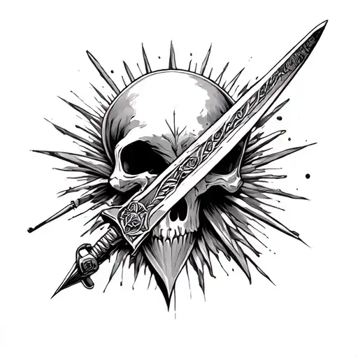 Skateboard Deck Broken Sword