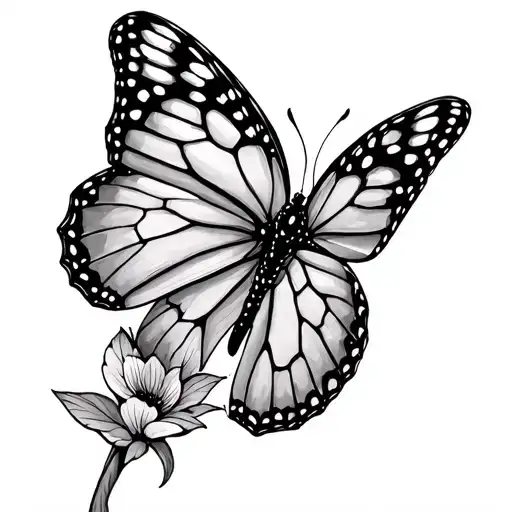 Sisters Monarch Butterfly