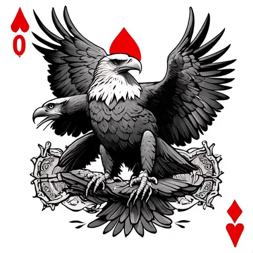 Playing Card Infinity Dad Eagle