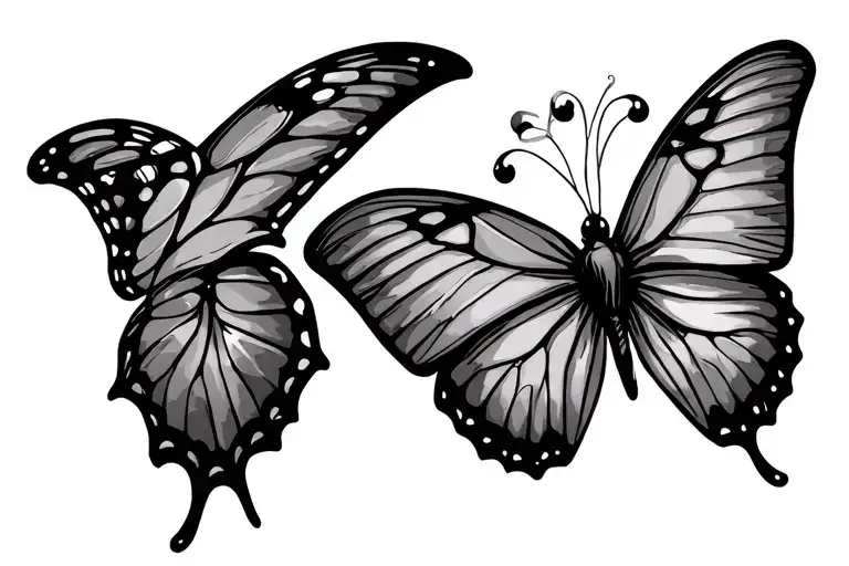 Butterfly Tramp Stamp