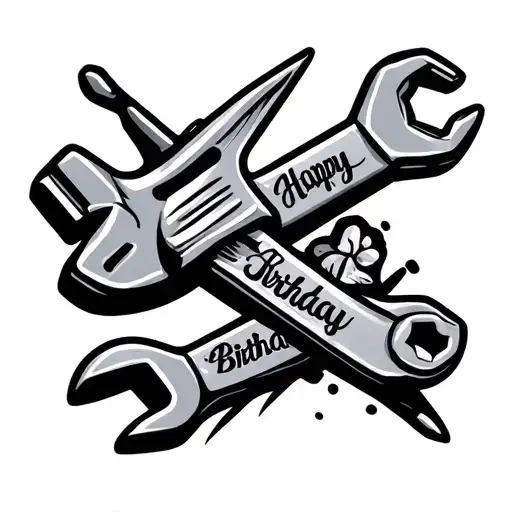 Wrench With Birthday