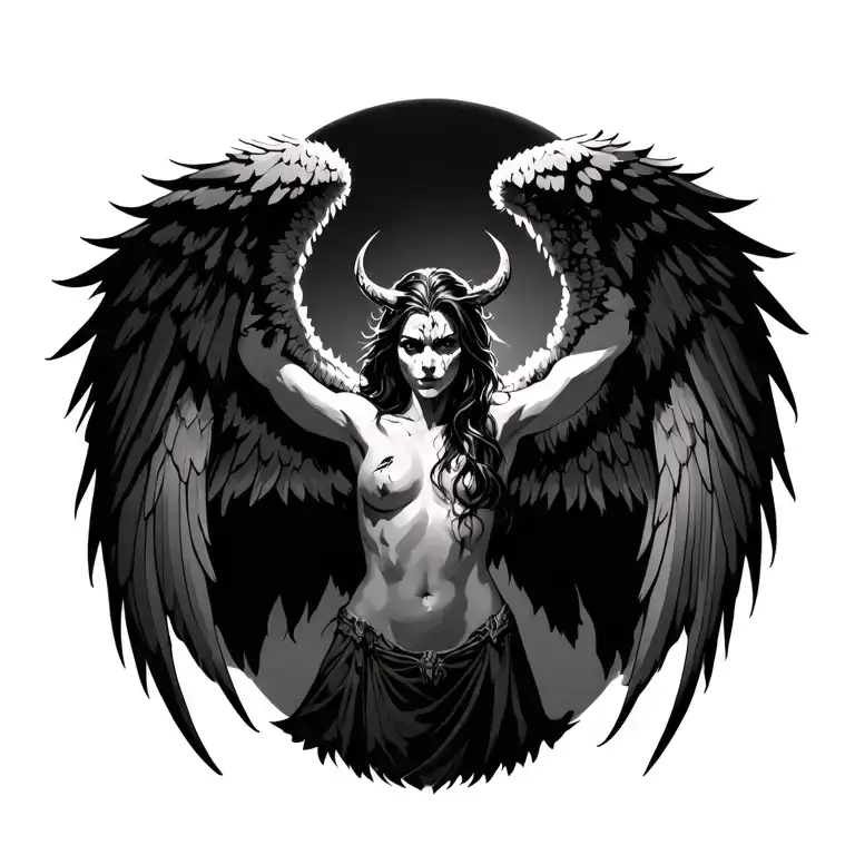 Demonic Angel Wings