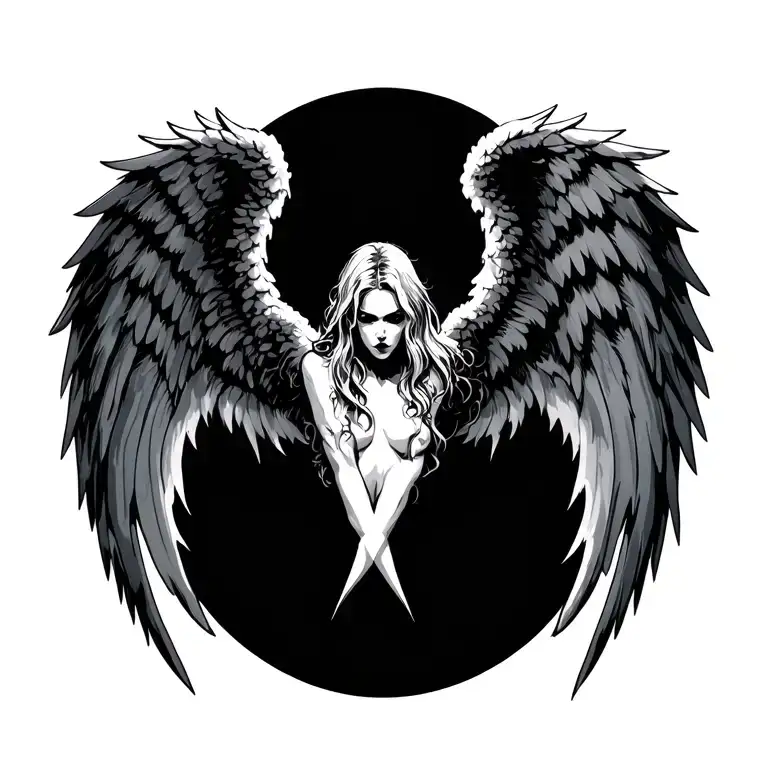 Demonic Angel Wings
