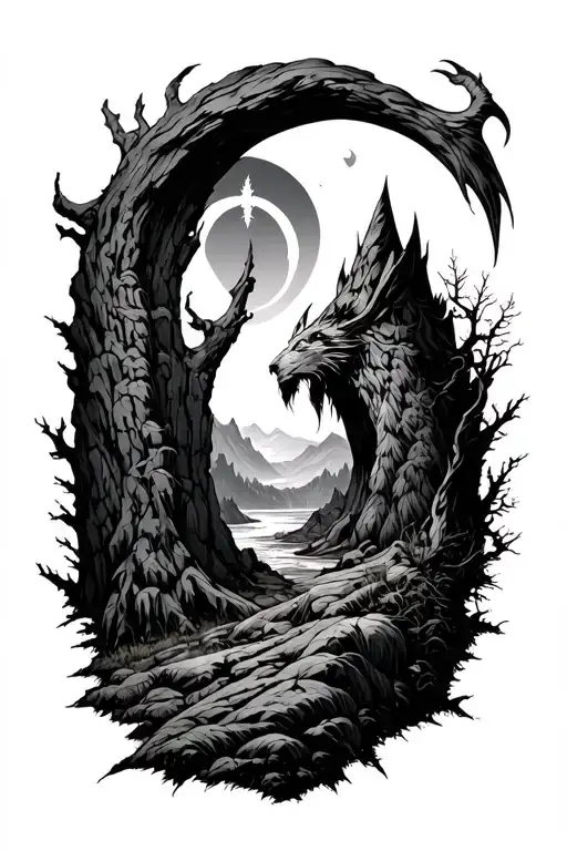 Norse Mythology Landscape