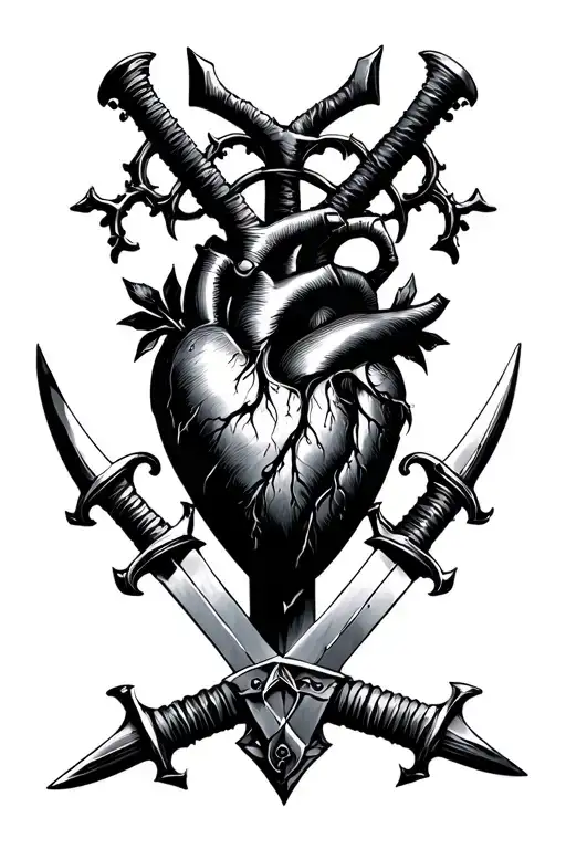 Heart And Swords
