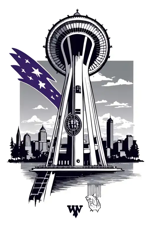 University Of Washington Space Needle Washington
