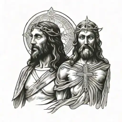 Christ And Virtruvian