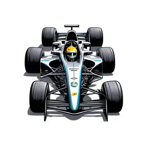 F1 Racing Car Engine