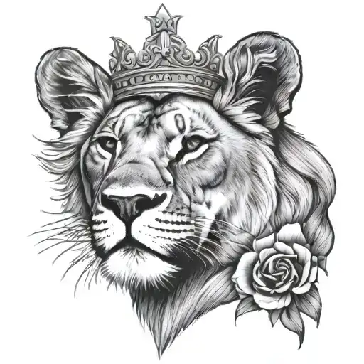 Lioness Crown Looking