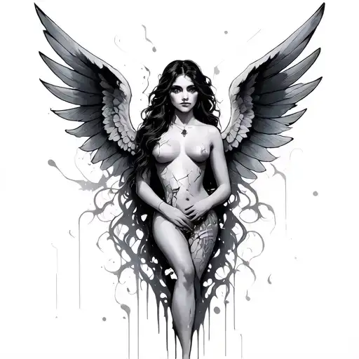 Feminine Broken Angel