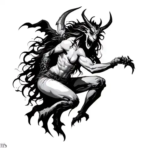 Demon Fighting Demoness