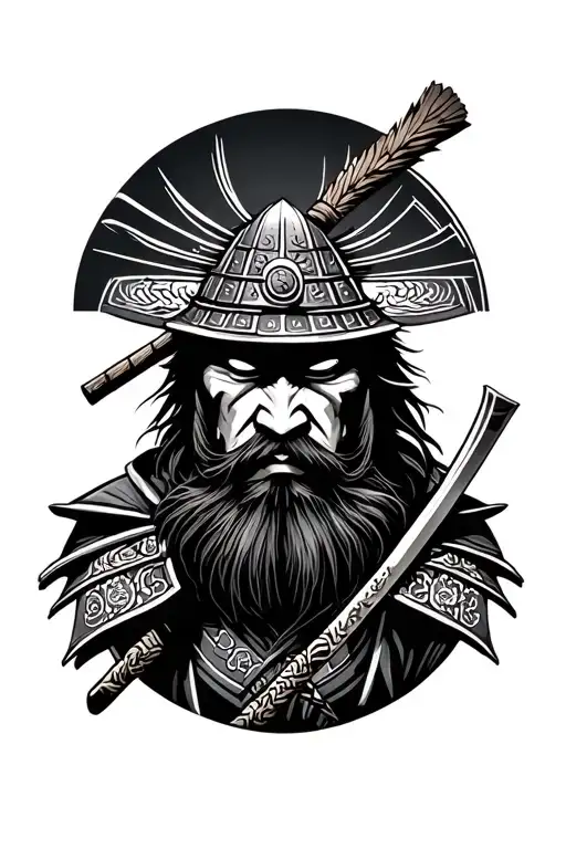 Japanese Samurai Warrior