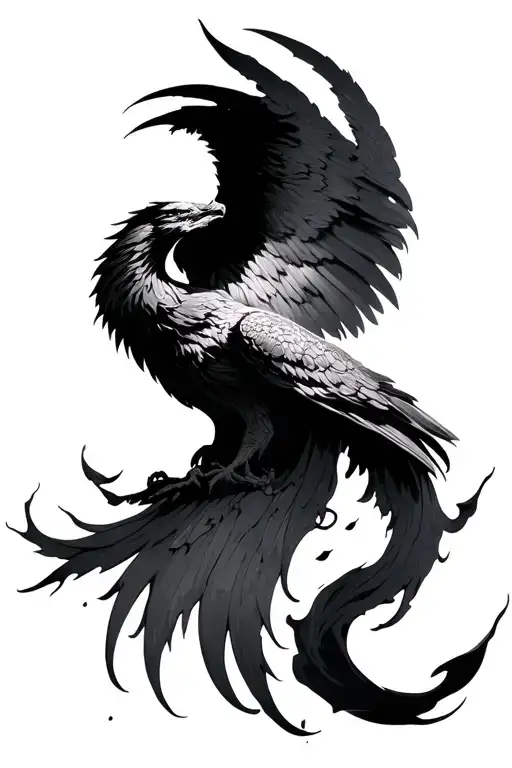 Phoenix Rising From Ashes