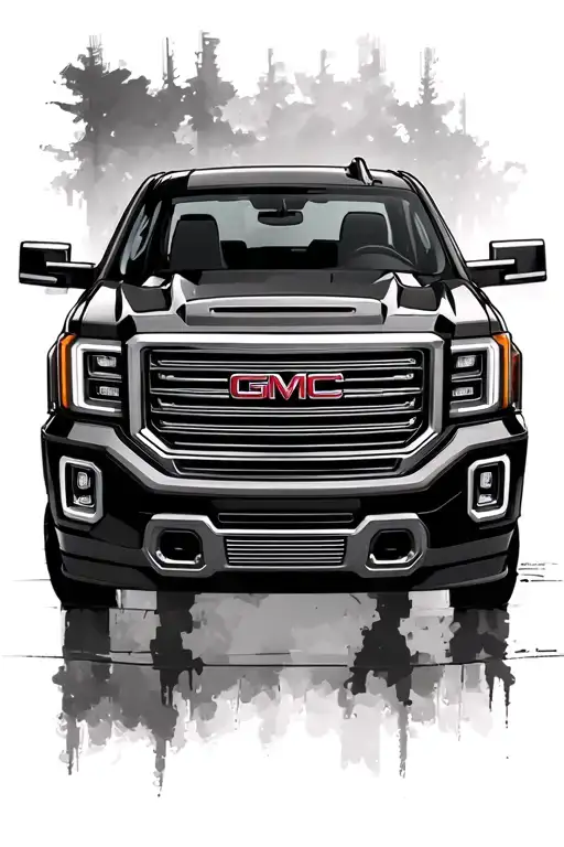 2017 Gmc Denali Grill And Headlight