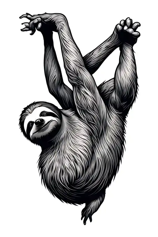 Sloth Hanging